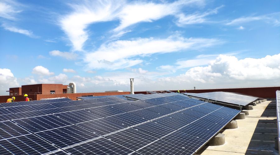 安徽濉溪县100MW屋顶分布式光伏发电项目开工