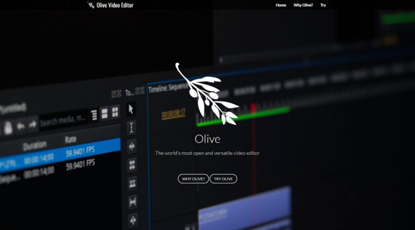 Olive: 一款免费的非线性视频编辑软件