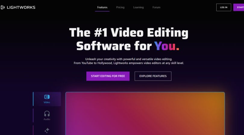 Lightworks - 专业的视频编辑软件