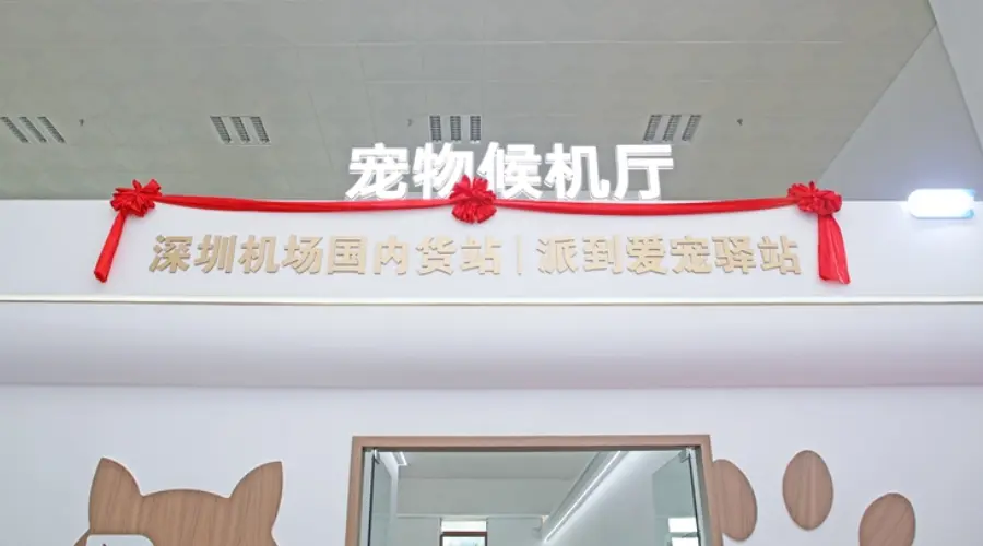 全国首家宠物候机厅在深圳机场启用