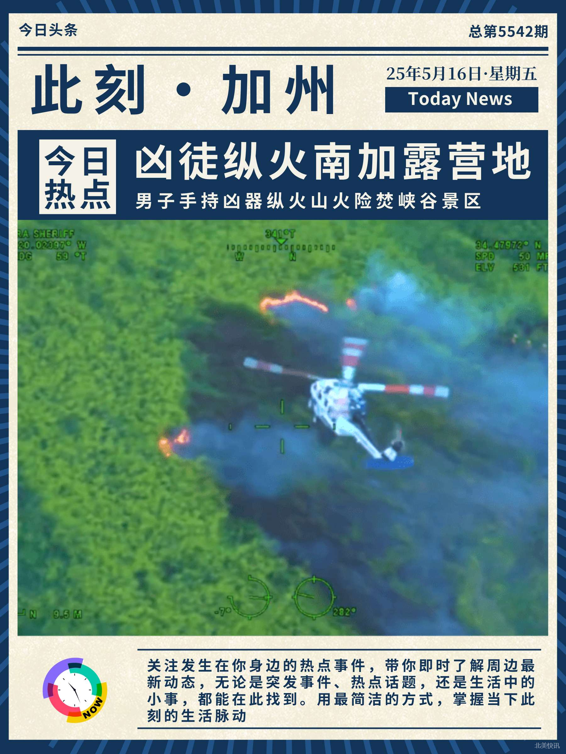 😱🔥#南加州露营地突发火警！竟是男子纵火逃跑？！