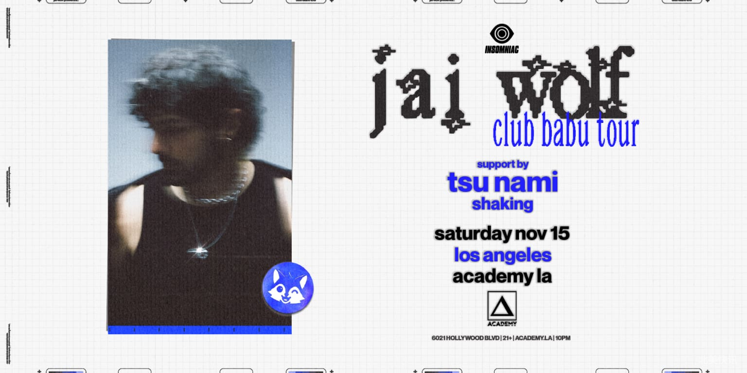 Jai Wolf (Club Babu Tour)