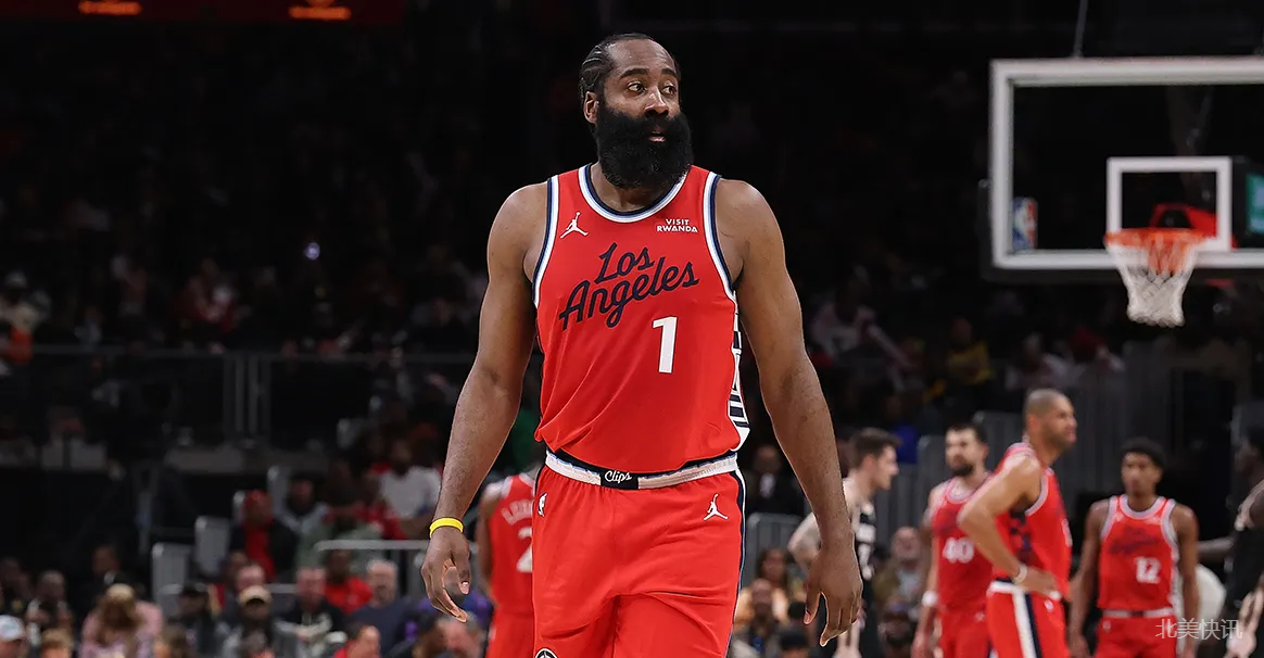 快船115-92大胜老鹰终结5连败 哈登27+9