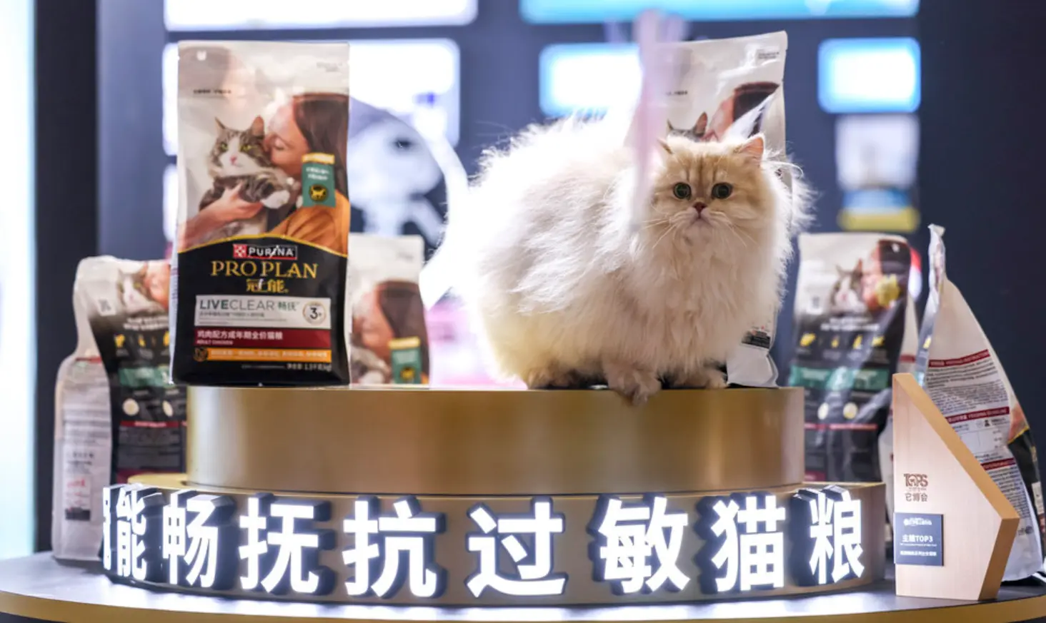 冠能全系列产品亮相它博会，科学营养助力宠物一生免疫