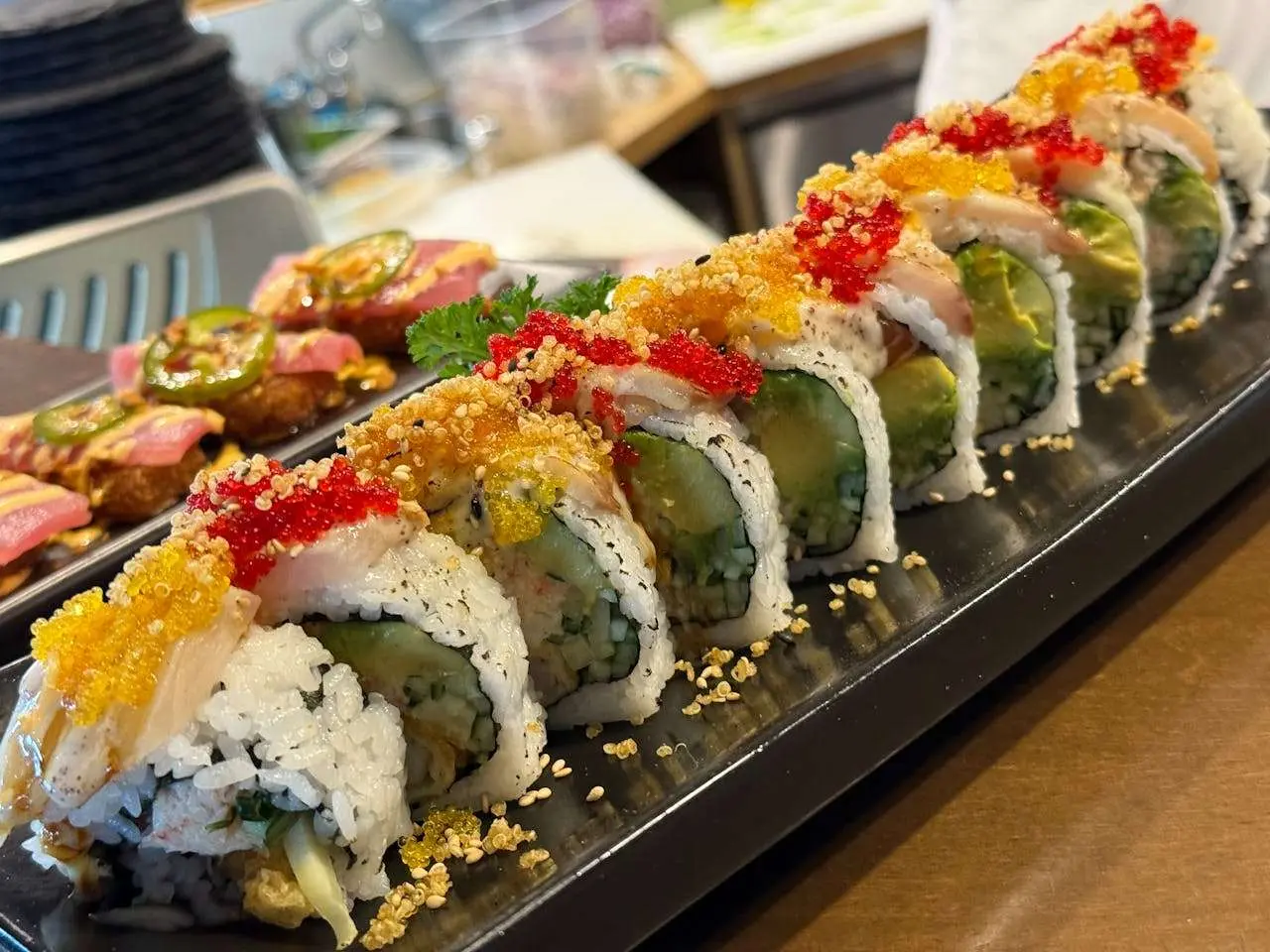 水滴英语小短文，用阅读记住10000单词（海产品主题 sushi 寿司，高效记单词） 