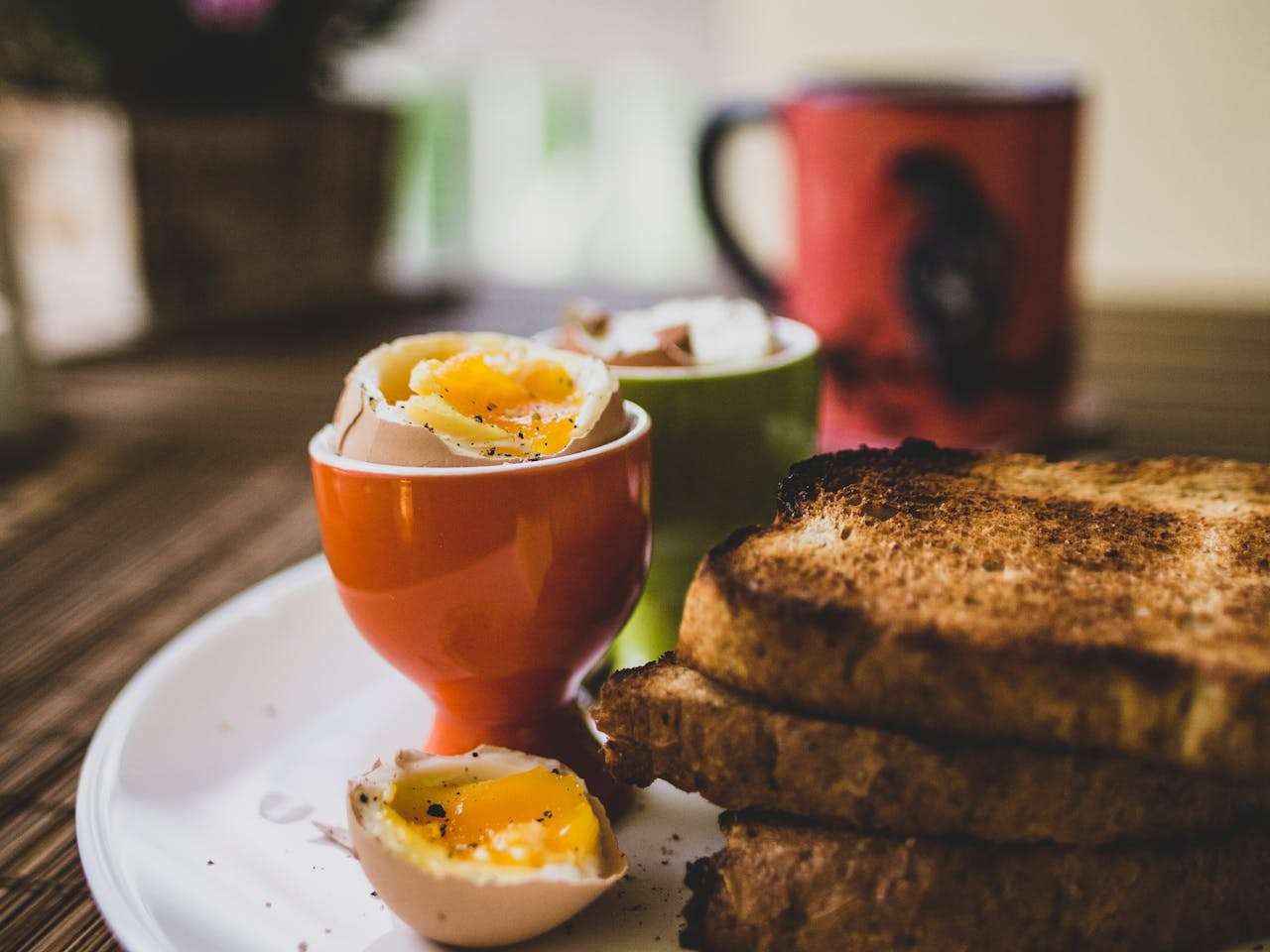 水滴英语小短文，用阅读记住10000单词（食物类主题 egg cup蛋杯，高效记单词）