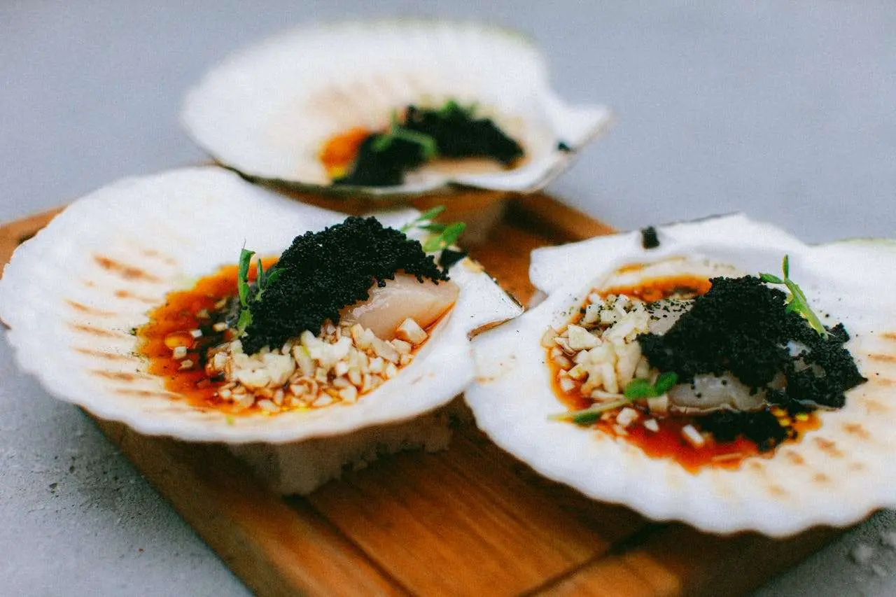 水滴英语小短文，用阅读记住10000单词（海产品主题 scallop 扇贝，高效记单词）