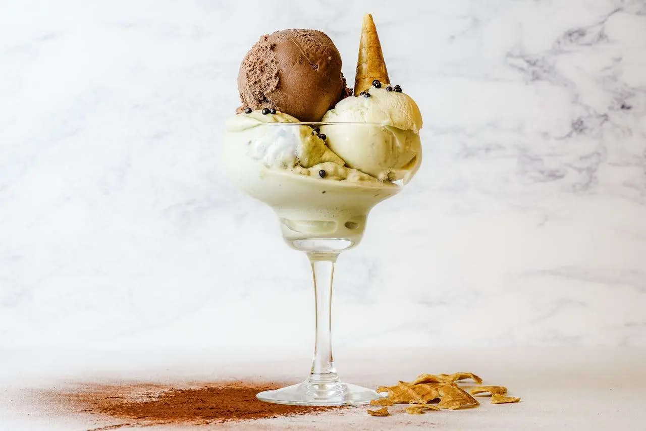 水滴英语小短文，用阅读记住10000单词（甜品类主题 ice cream scoop 冰激凌球，高效记单词）