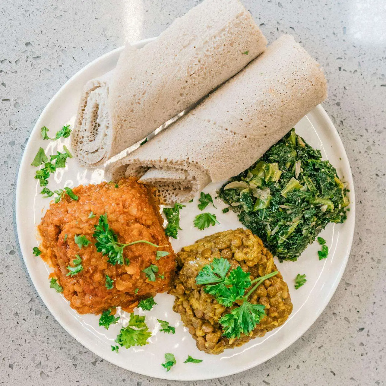 水滴英语小短文，用阅读记住10000单词（面包类主题 Injera 英吉拉面包，高效记单词）