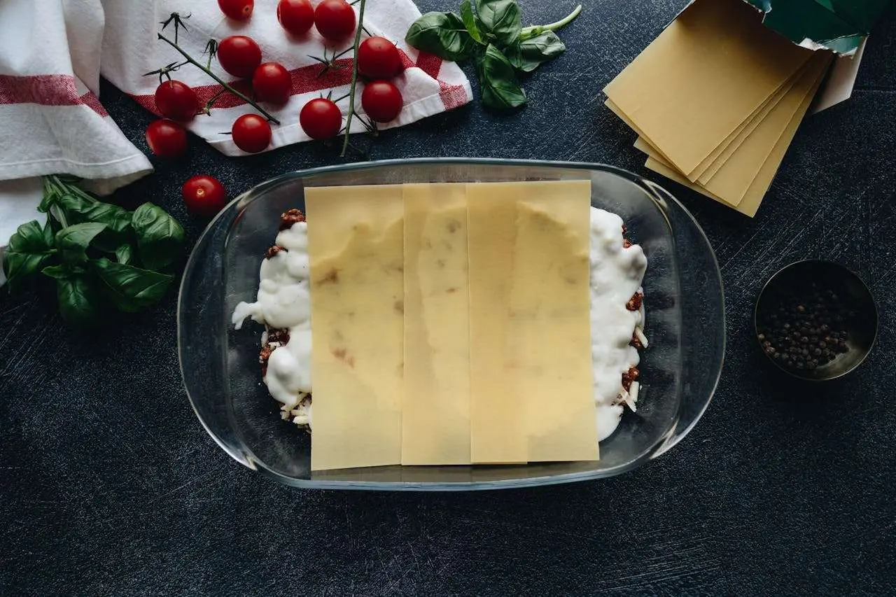 水滴英语小短文，用阅读记住10000单词（面食类主题 Lasagne 千层面，高效记单词）
