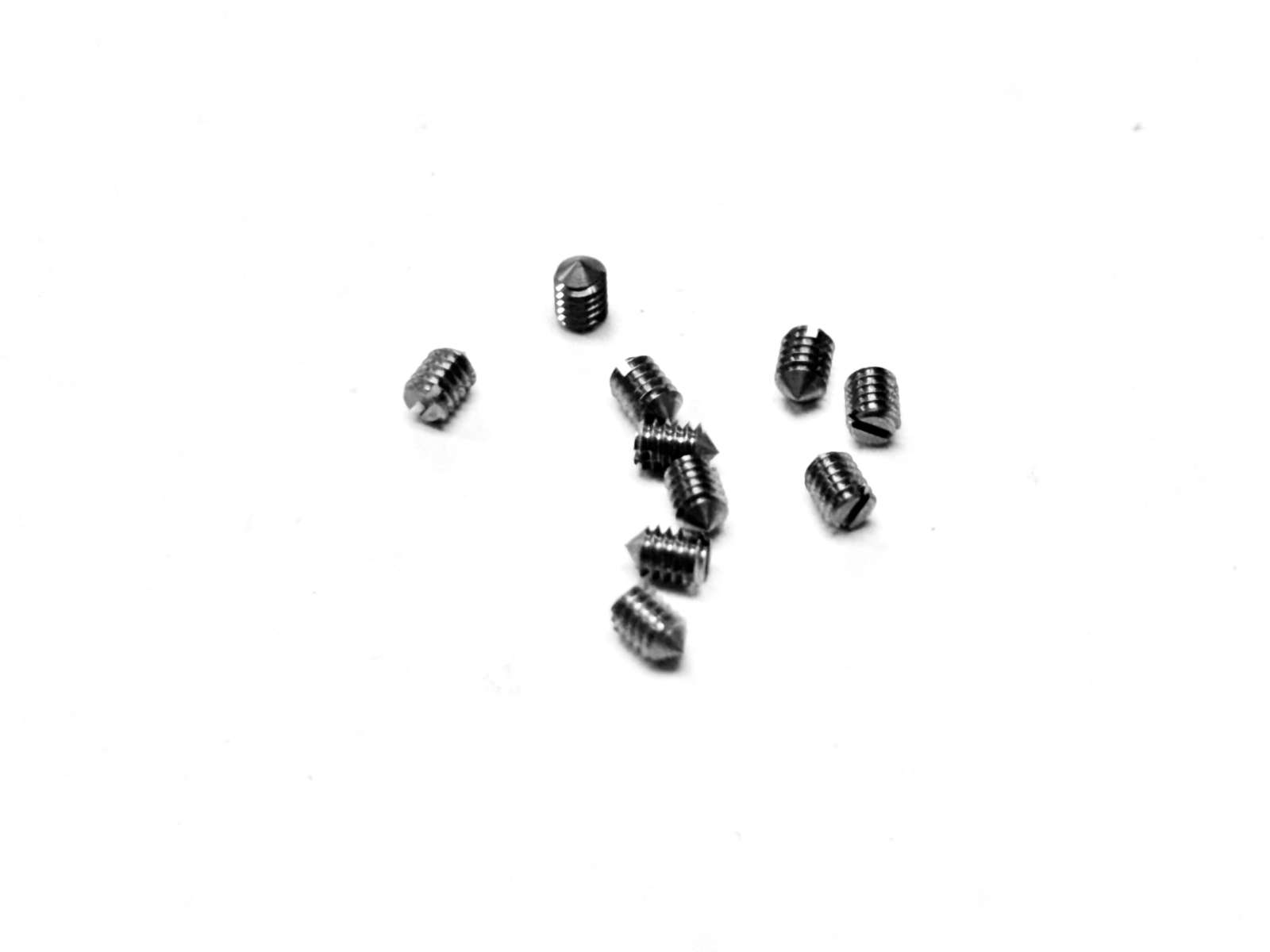Cone Point Set Screw Slotted for Image Guide Center (2.0*0.40*3.0) / LACSC-013